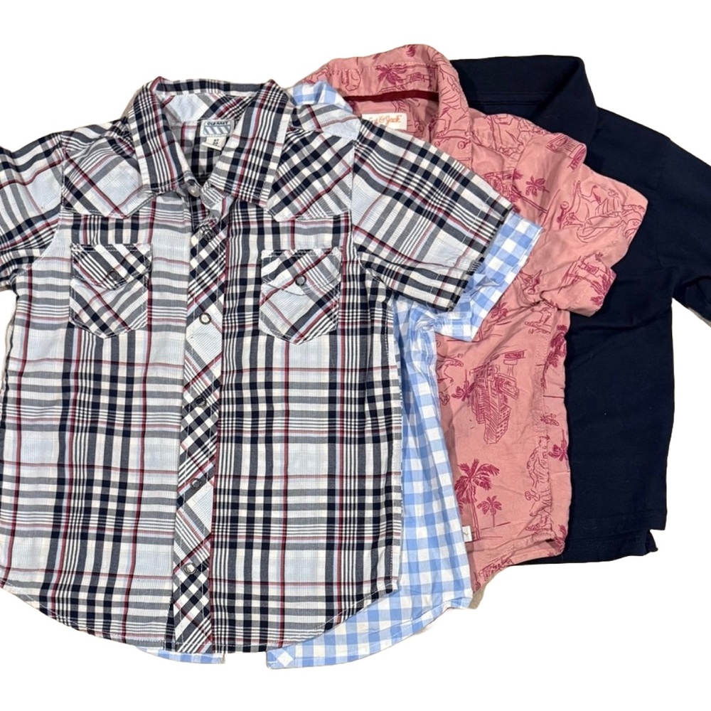 Boys Shirt Bundle (4–5T) – Old Navy, Tommy Bahama, Cat & Jack, Children’s Place